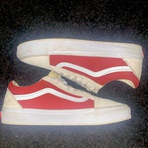 Vans old skool canvas suede low top shoe. Sz.5.5M/7W. No box. Light use